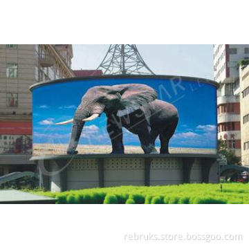 High Brightness P10 Flexible LED Video Screen For Shopping
